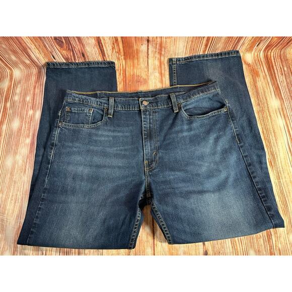 Levi's 569 LOOSE FIT STRAIGHT LEG Mens Size 38x29 Blue Jeans Denim Pants - Picture 3 of 11